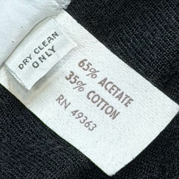 Lolly Pops & Roses Black Crushed Velour Embroidered 3/4 Sleeve Blouse - Large - Picture 9 of 16